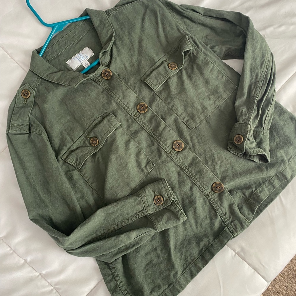 Time & Tru light weight utility like jacket
